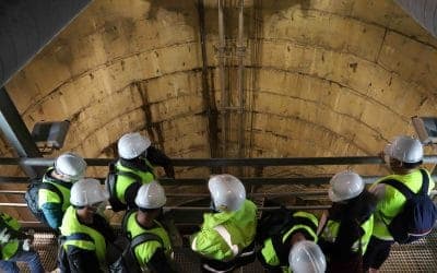 VISITA DEL ALUMNADO DEL MÁSTER AL TANQUE DE TORMENTAS SITUADO EN LA ALAMEDA DE HÉRCULES