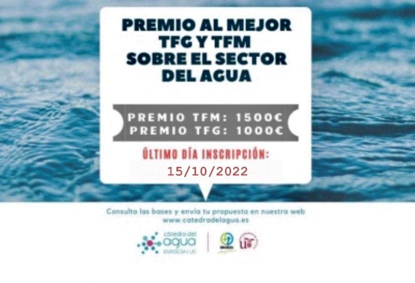 Se amplia el plazo para participar en el Concurso 2021/22 de TFG y TFM