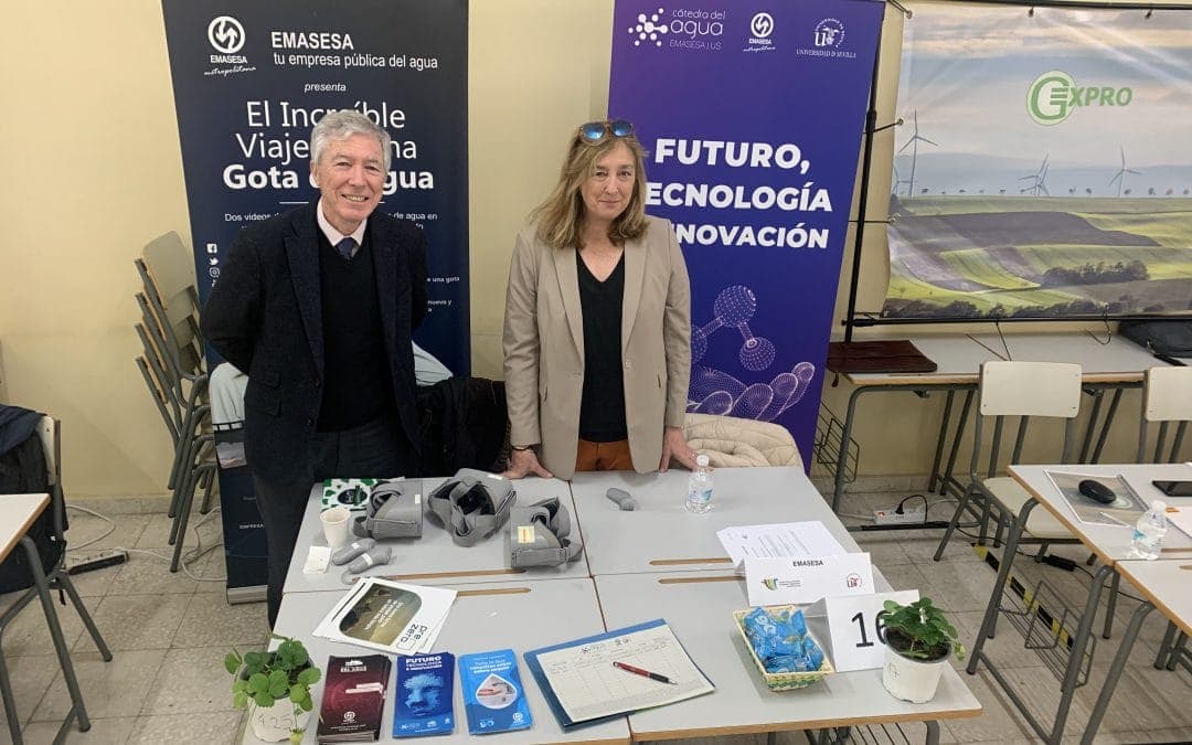 La Cátedra del agua participa en la Feria del EMPLEO de la ETSIA